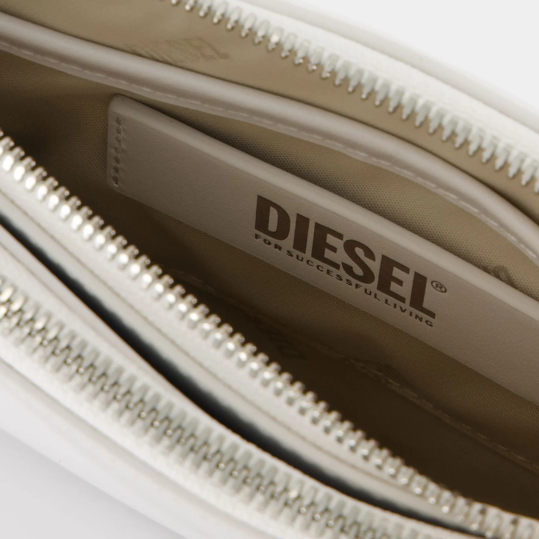 1DR Twin Shoulder Bag - DIESEL - Leather - White