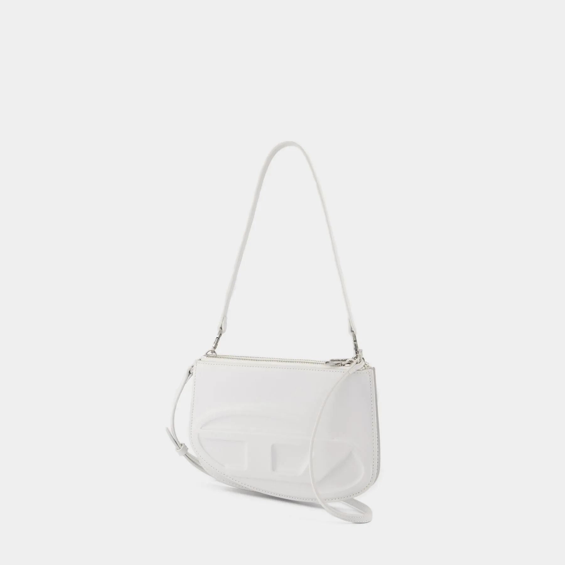 1DR Twin Shoulder Bag - DIESEL - Leather - White