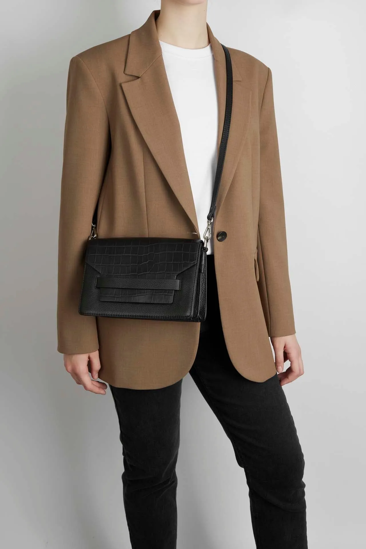 ArabellaMBG Crossbody Bag, Matt Croco