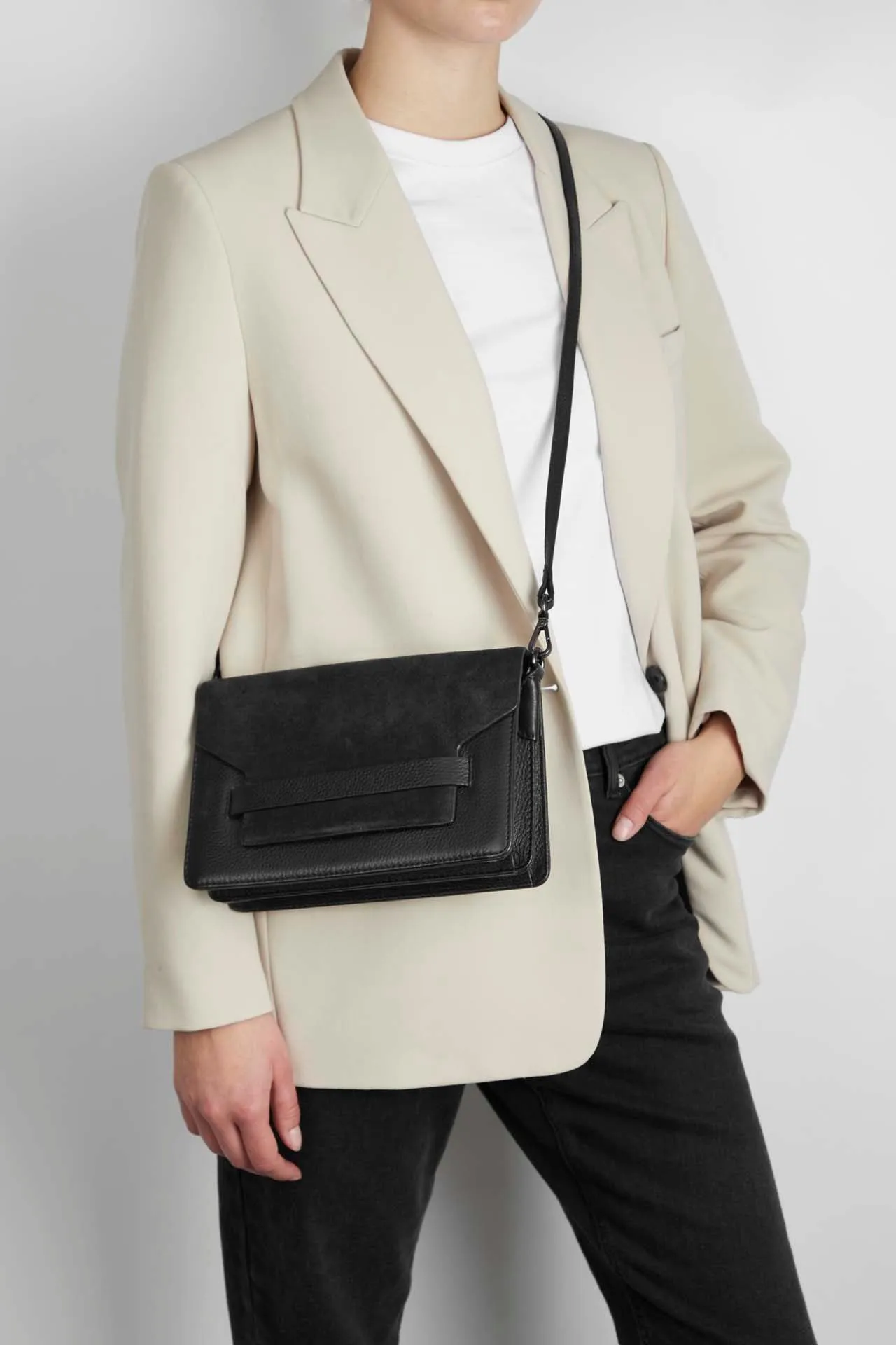 ArabellaMBG Crossbody Bag, Suede Mix