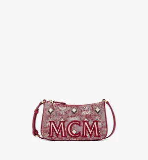 Aren Shoulder Bag In Vintage Monogram Jacquard