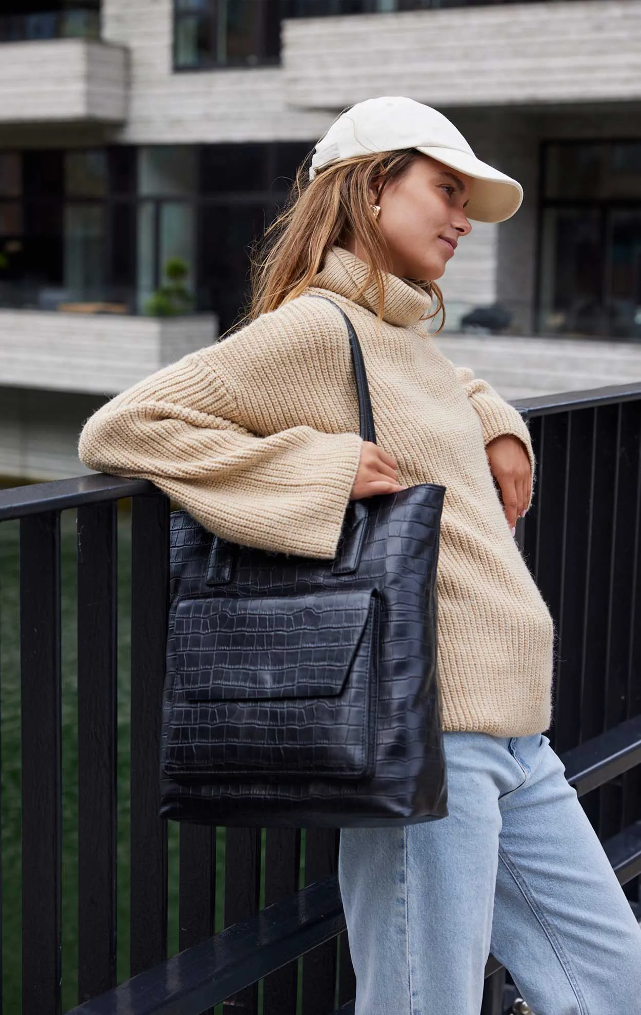 AubreyMBG Bag, Matt Croco