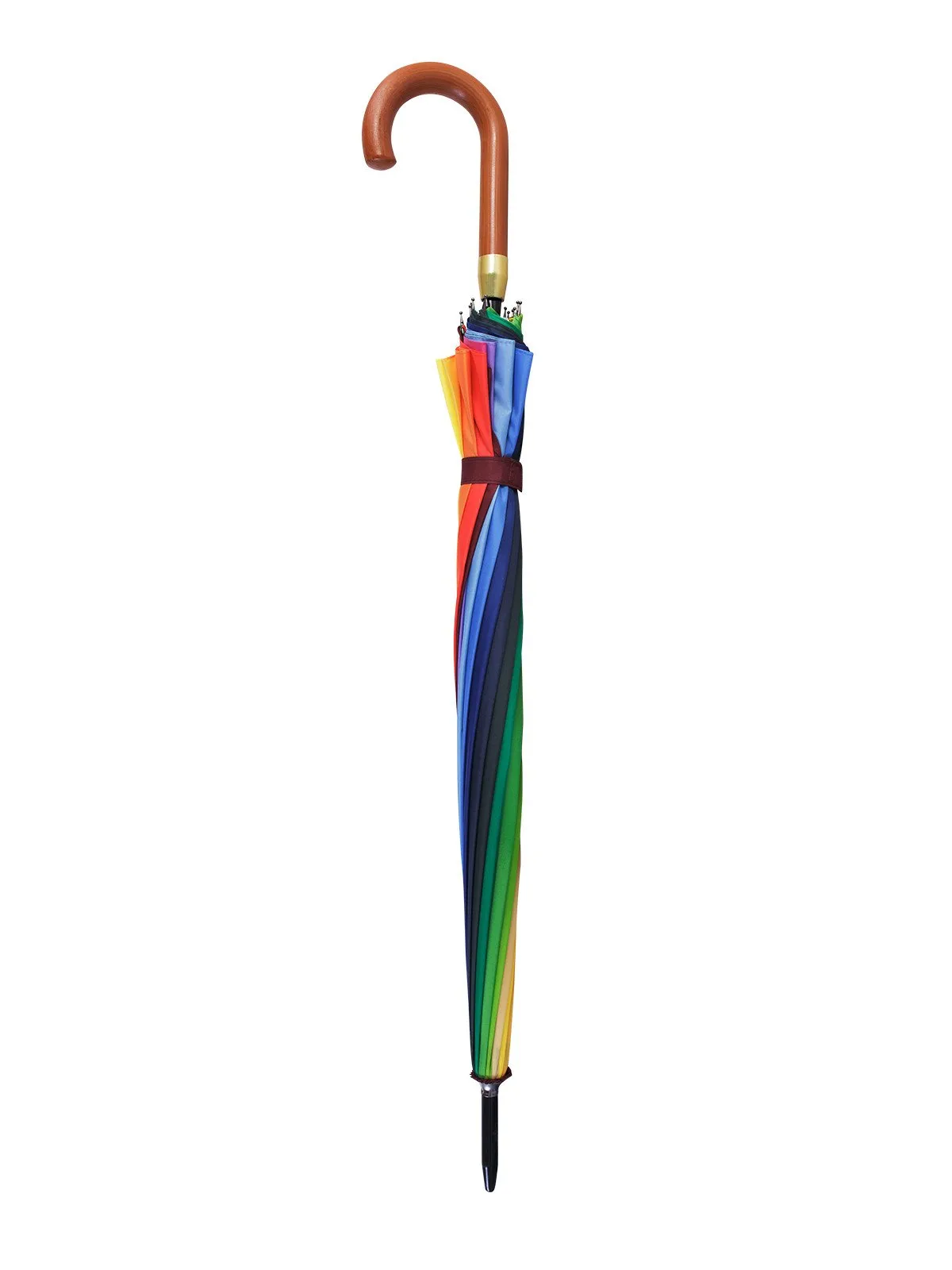 Belami by Knirps The Original 16 Panel Stick Umbrella Wooden Handle and Shaft