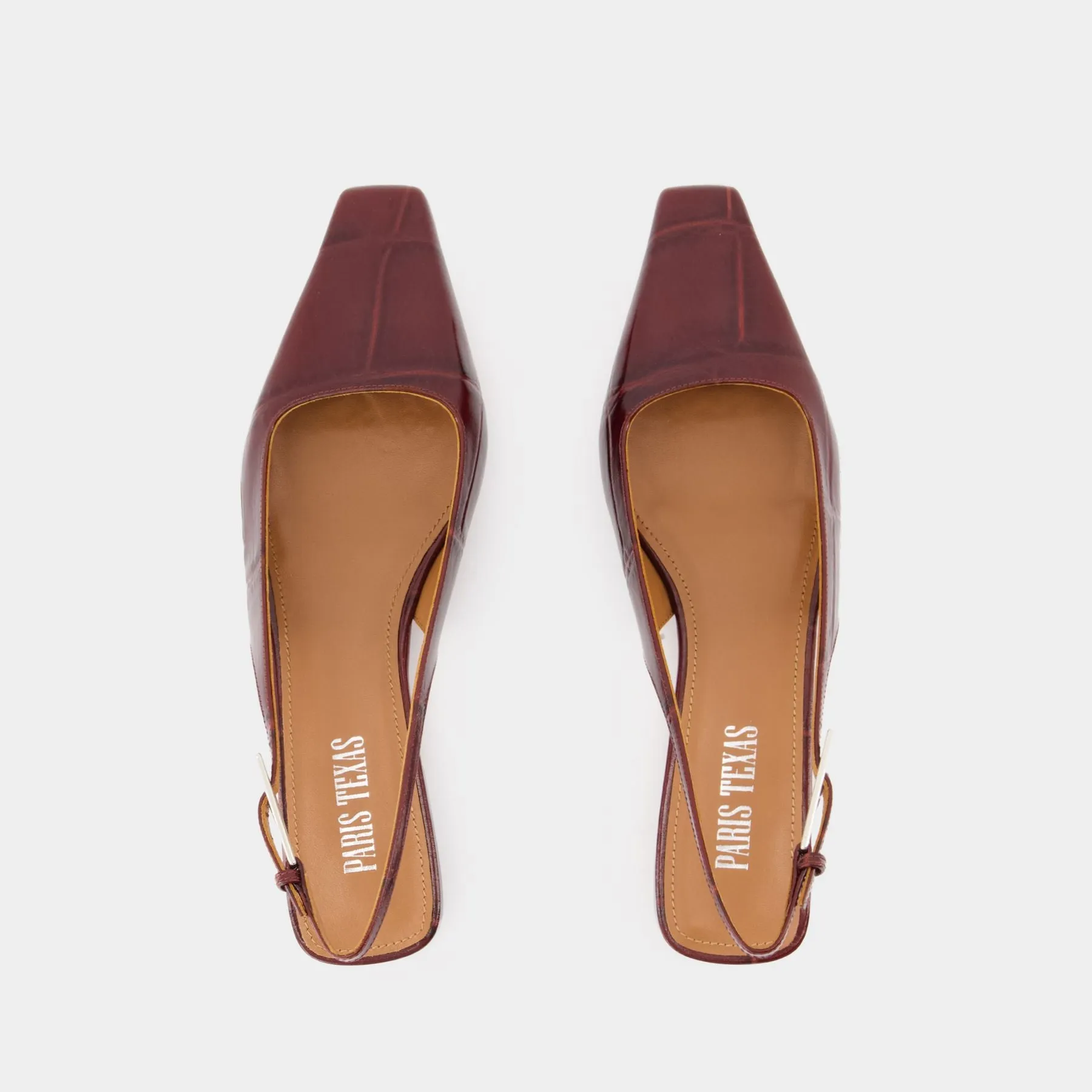Bettina 10 Slingback - Paris Texas - Leather - Burgundy