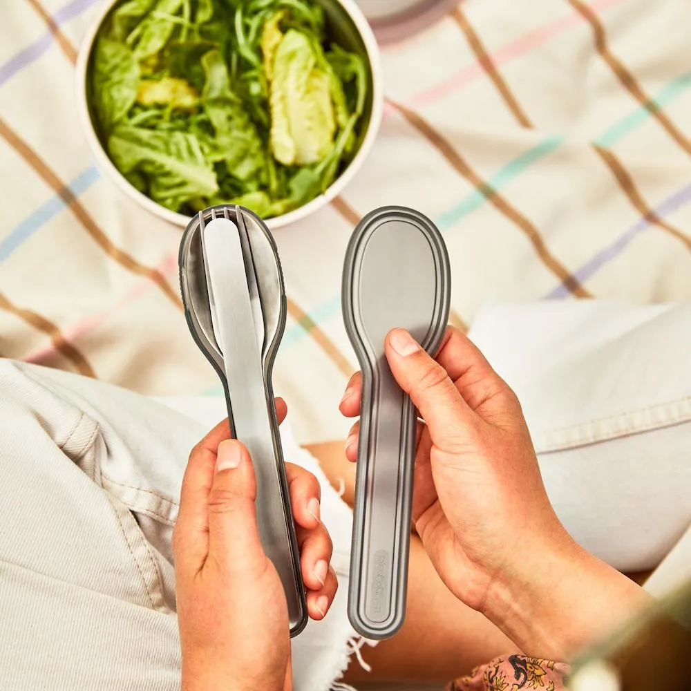 Black   Blum Cutlery Set and Case
