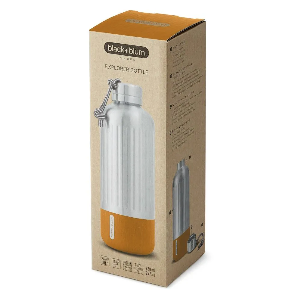 Black   Blum Explorer Insulated Bottle - 850ml