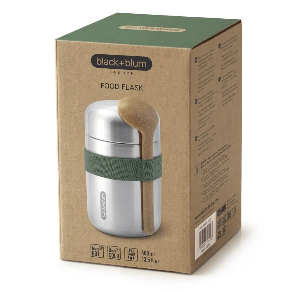 Black   Blum Food Flask - 400ml