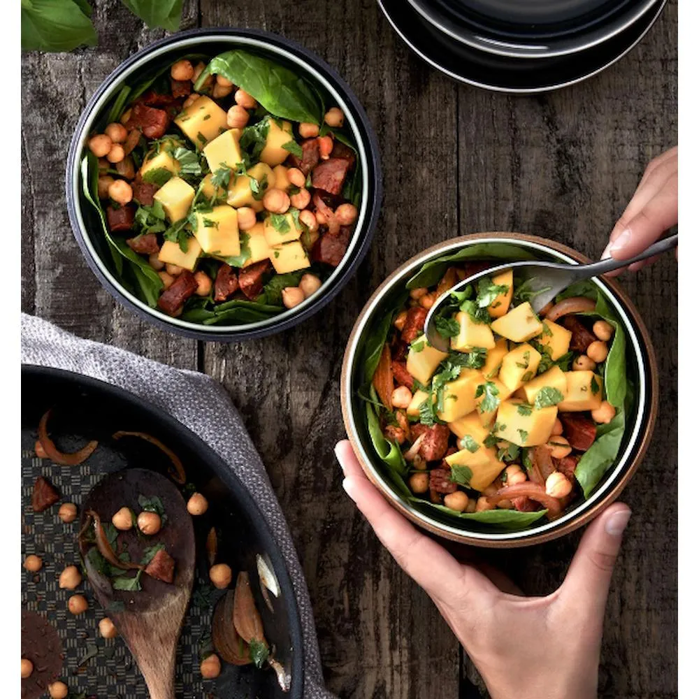 Black   Blum Glass Lunch Bowl - 750ml
