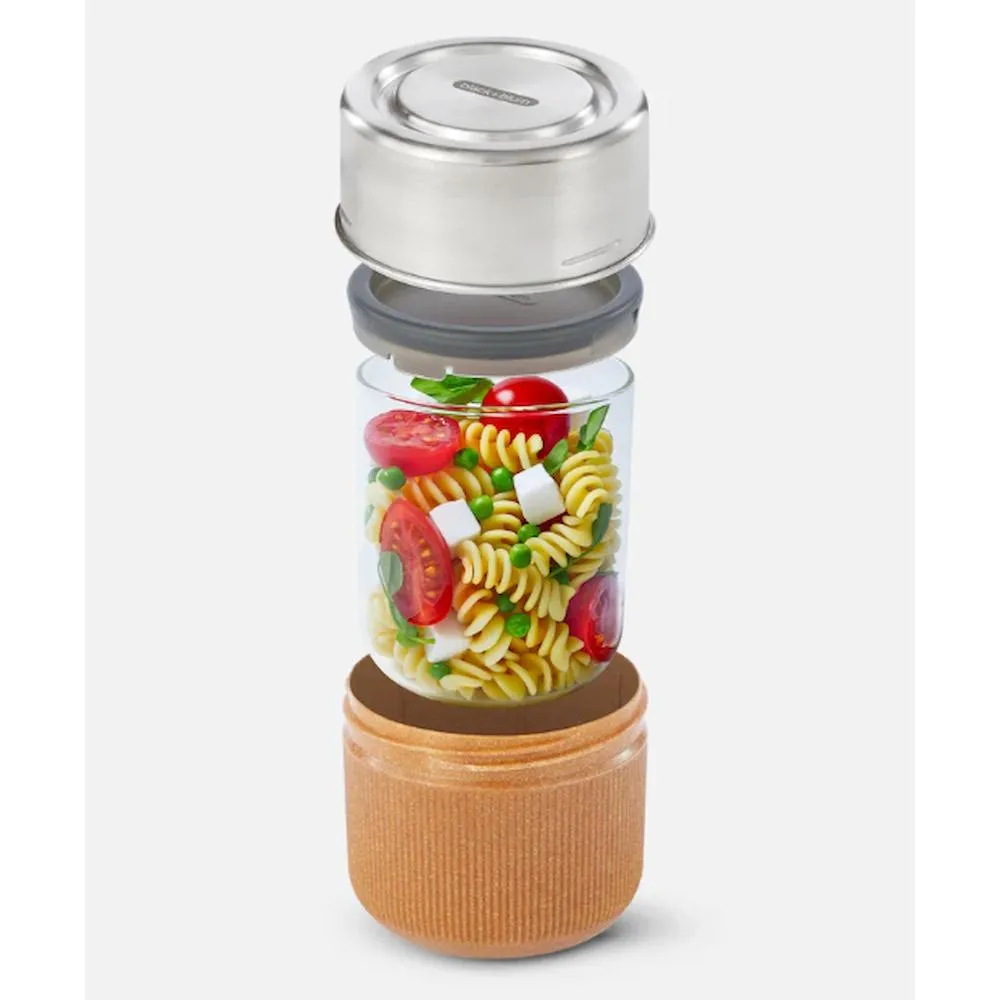 Black   Blum Glass Lunch Pot - 450ml
