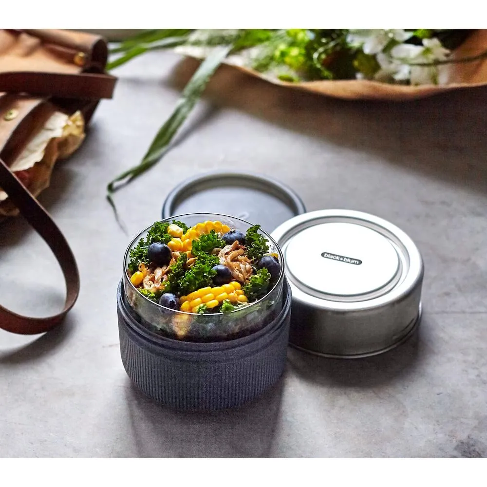 Black   Blum Glass Lunch Pot - 600ml