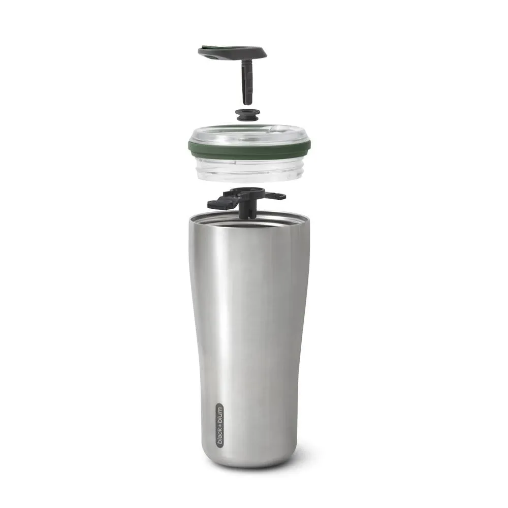 Black   Blum Insulated Travel Tumbler - 600ml