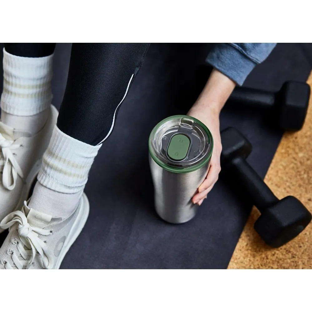 Black   Blum Insulated Travel Tumbler - 600ml