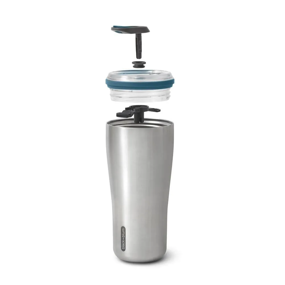 Black   Blum Insulated Travel Tumbler - 600ml