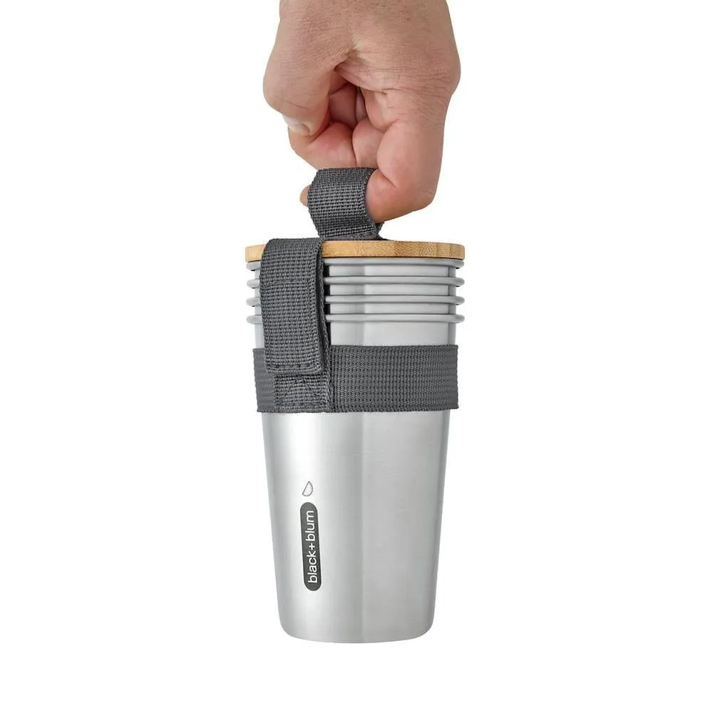 Black   Blum Picnic Cup Set of 4 - 500ml
