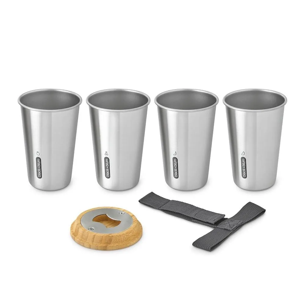 Black   Blum Picnic Cup Set of 4 - 500ml