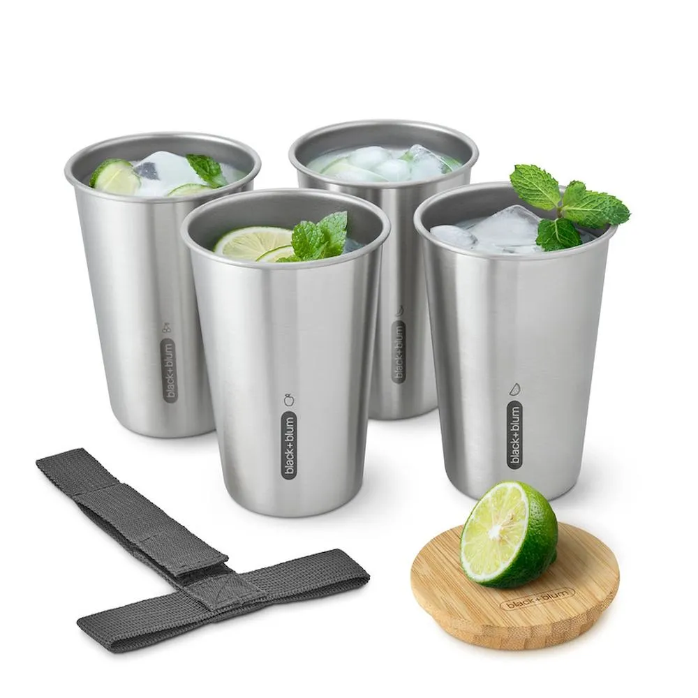 Black   Blum Picnic Cup Set of 4 - 500ml