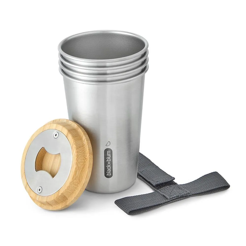 Black   Blum Picnic Cup Set of 4 - 500ml