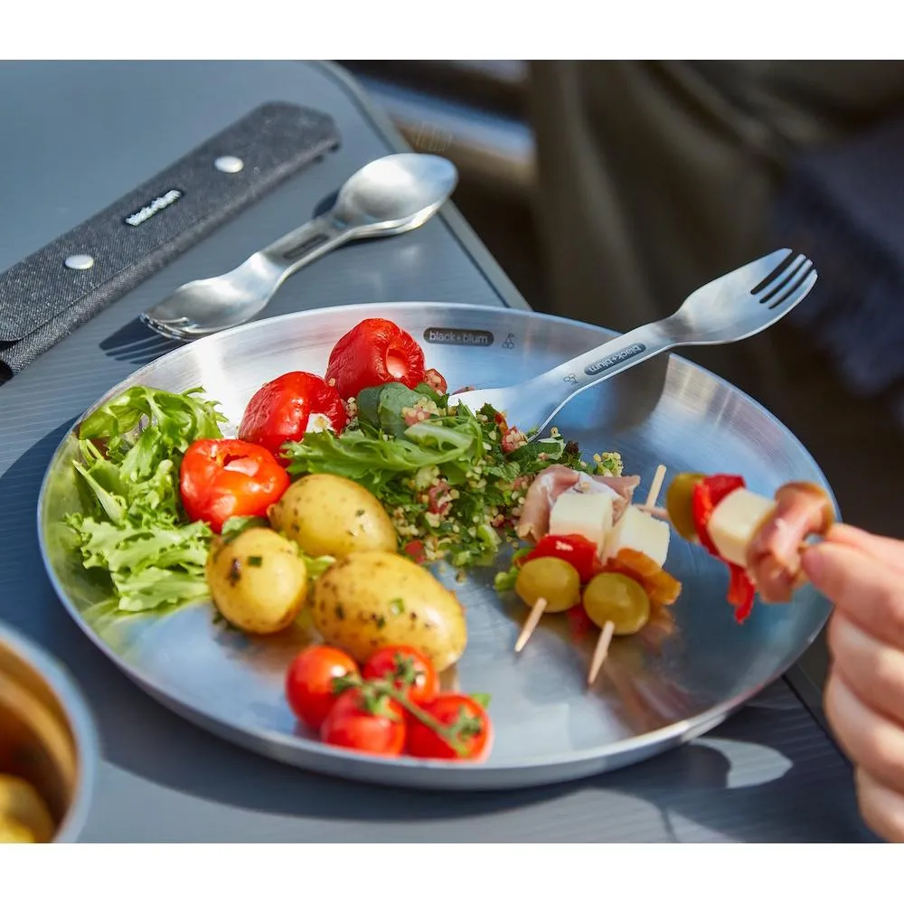 Black   Blum Picnic Plate Set of 4