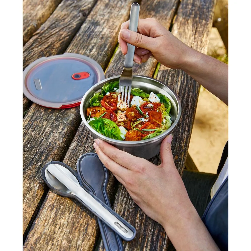 Black   Blum Steel Food Bowl - Large