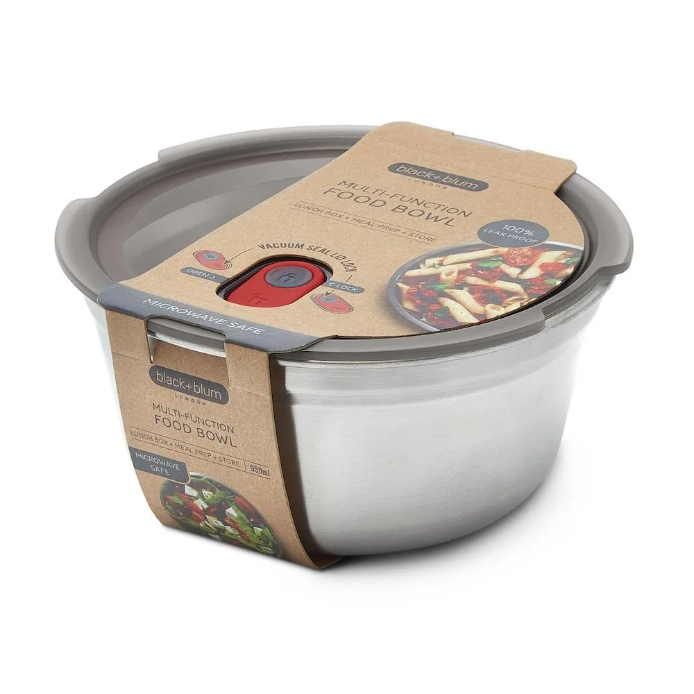 Black   Blum Steel Food Bowl - Large