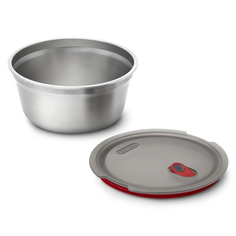 Black   Blum Steel Food Bowl - Large