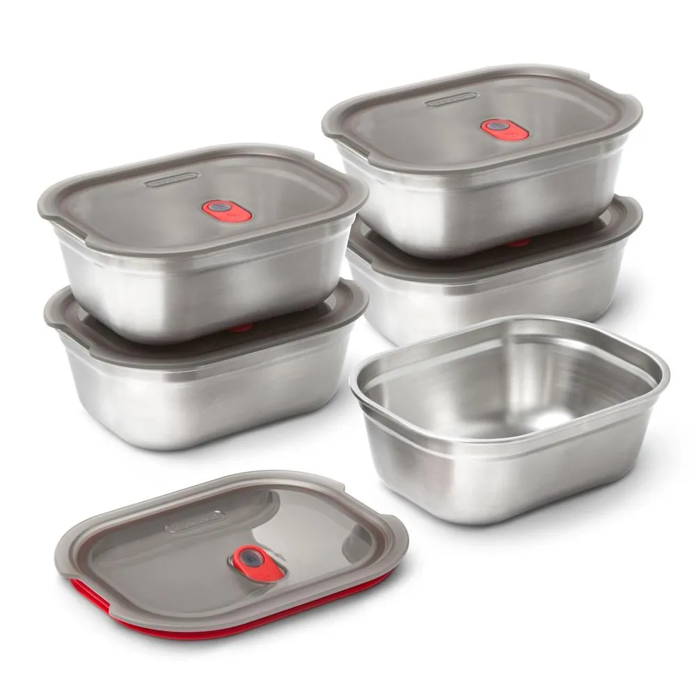 Black   Blum Steel Food Box - Large