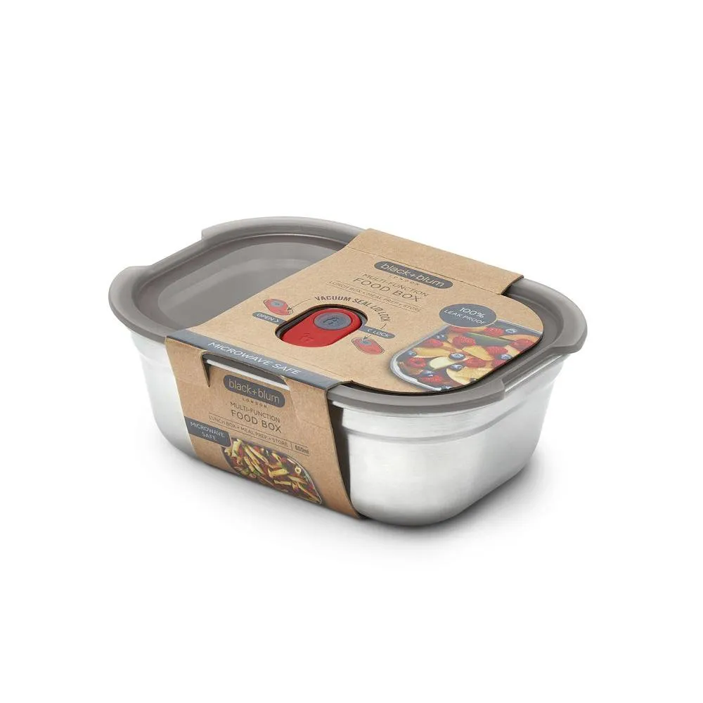 Black   Blum Steel Food Box - Small