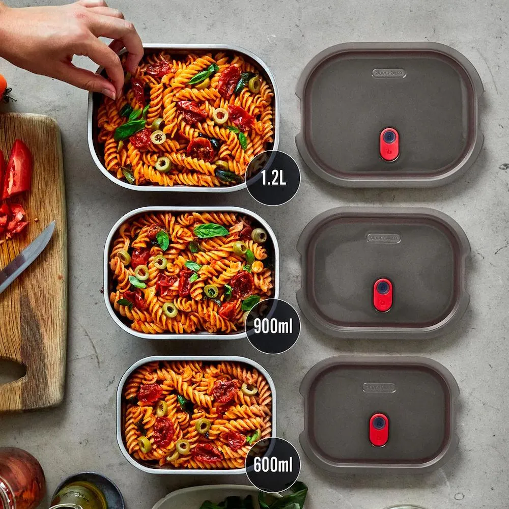 Black   Blum Steel Food Box - Small