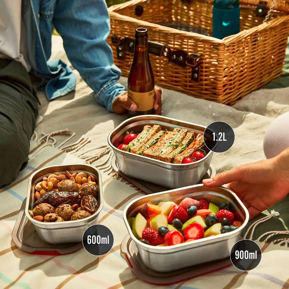 Black   Blum Steel Food Box - Small
