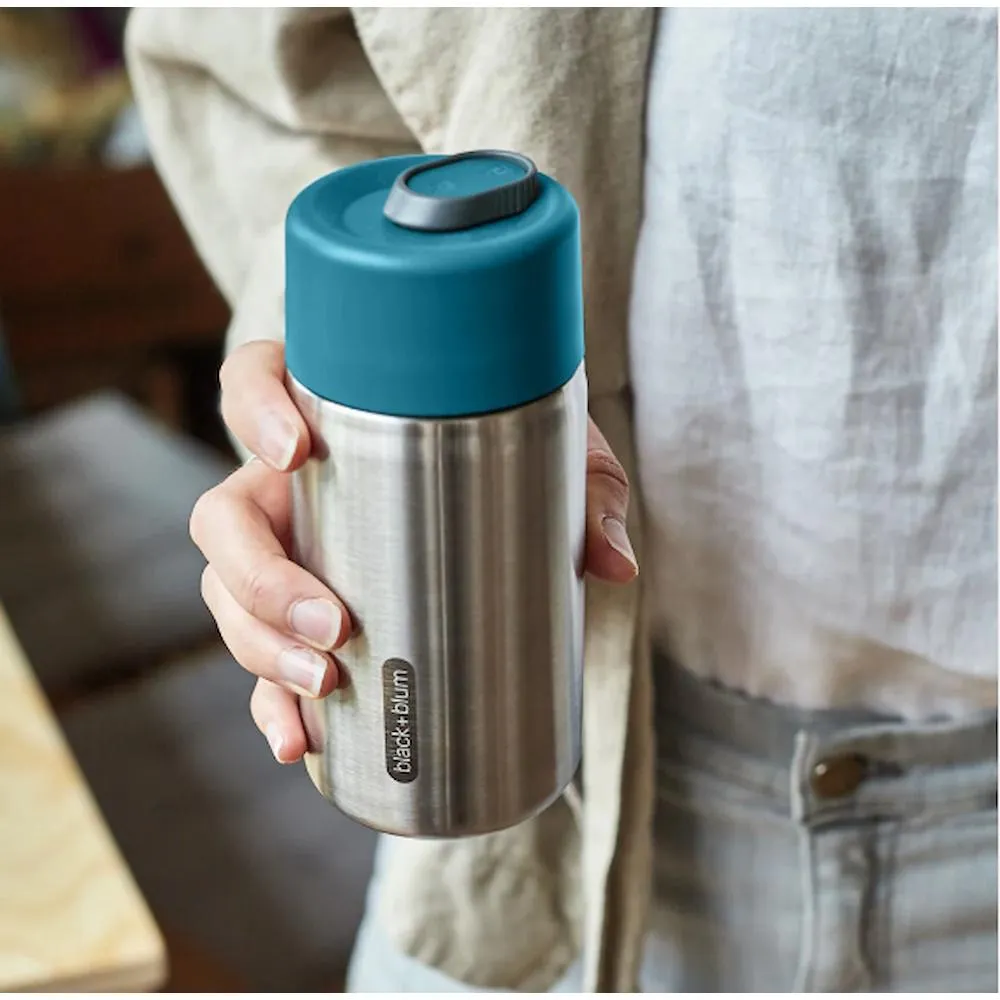 Black   Blum Travel Cup Stainless Steel - 340ml