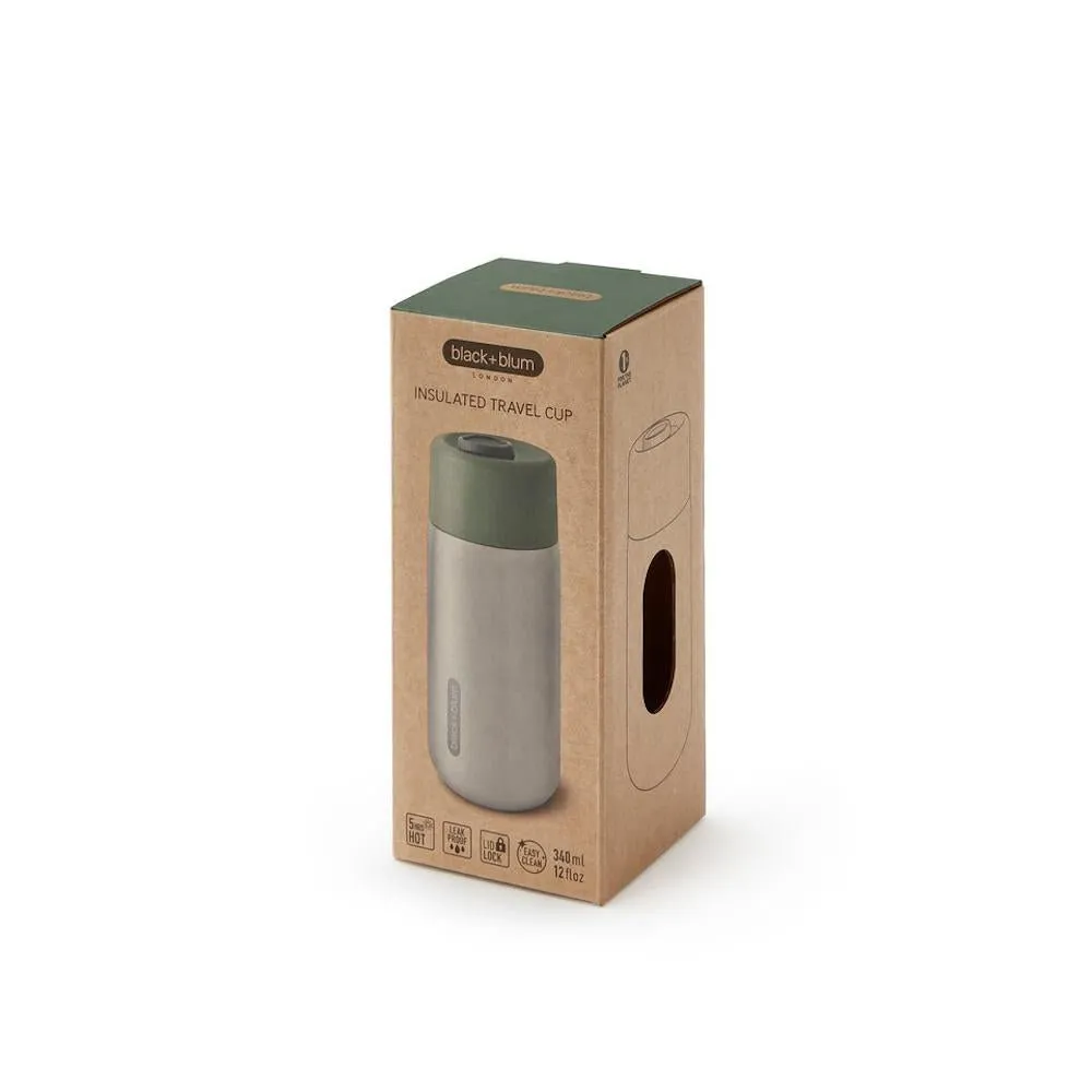 Black   Blum Travel Cup Stainless Steel - 340ml