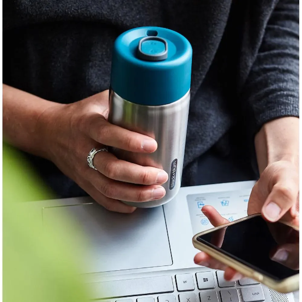 Black   Blum Travel Cup Stainless Steel - 340ml