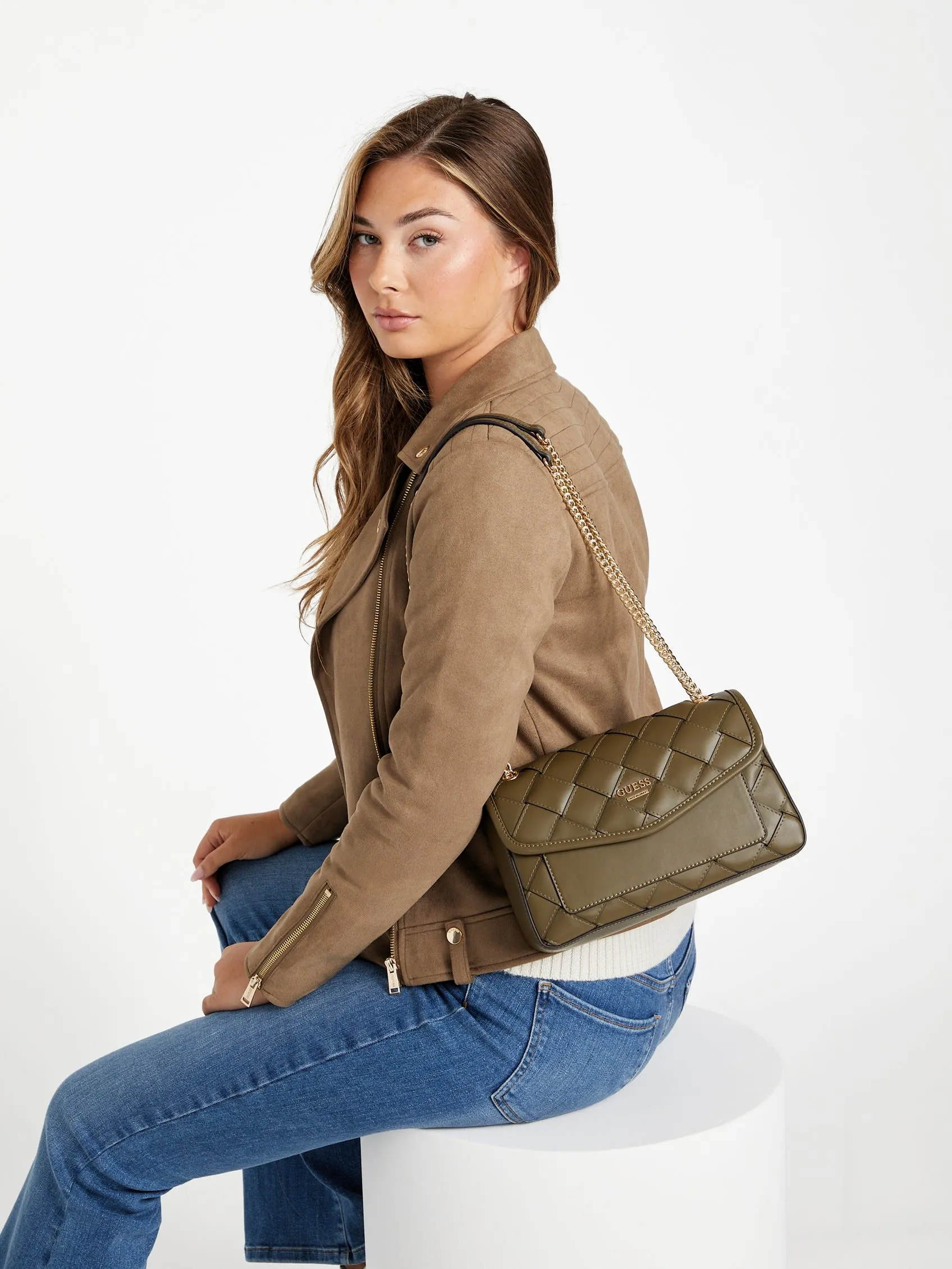 Bordizzo Woven Convertible Crossbody