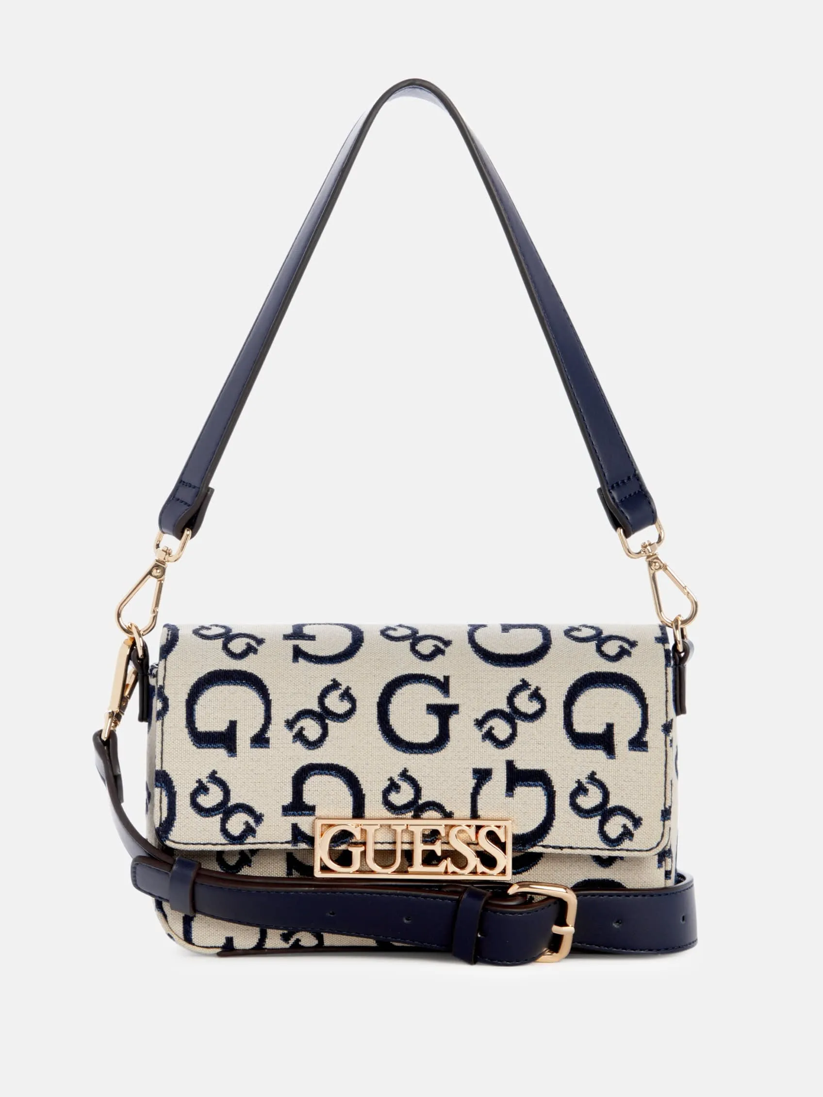 Carrboro Jacquard Logo Shoulder Crossbody Bag