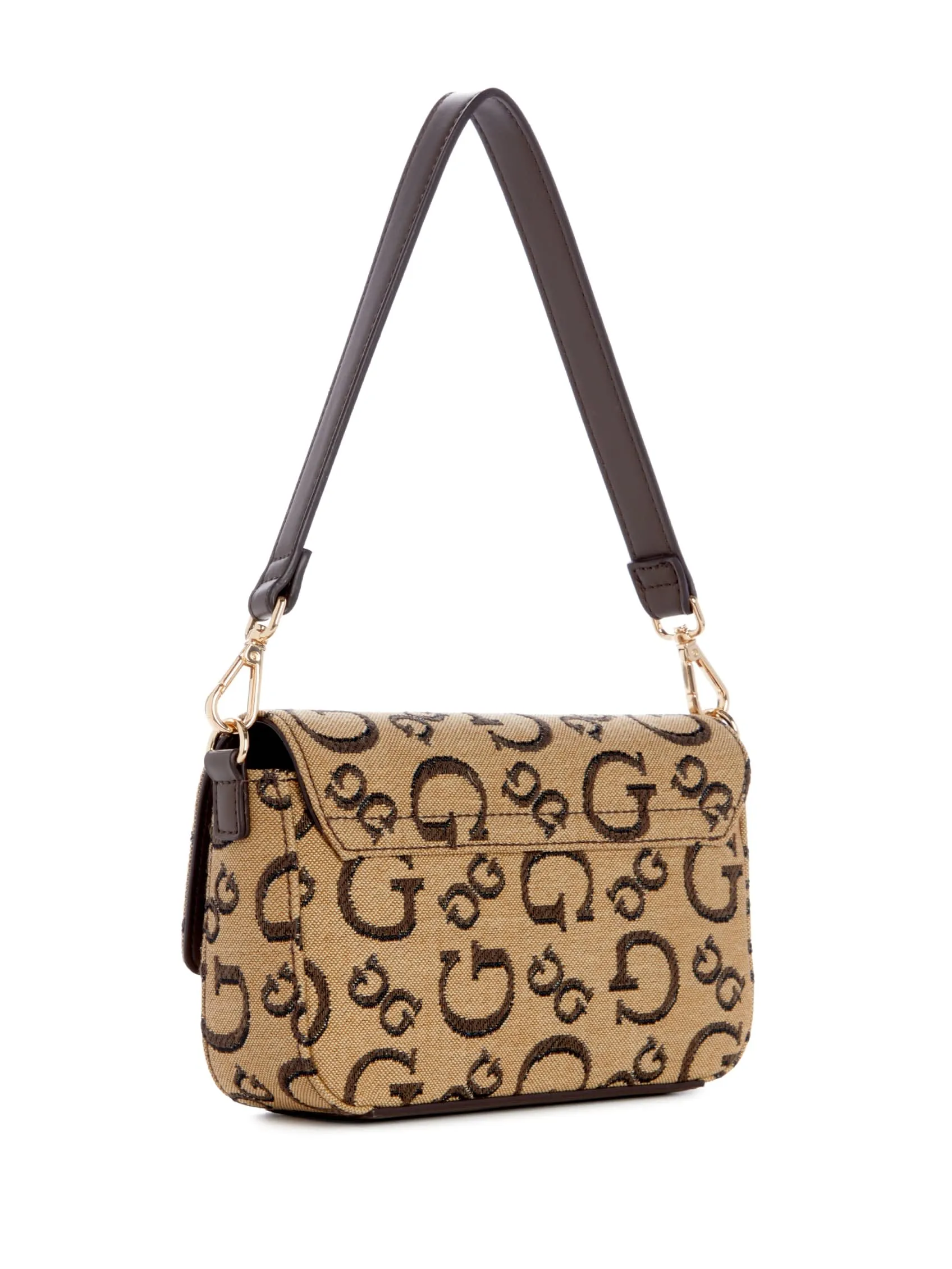 Carrboro Jacquard Logo Shoulder Crossbody Bag