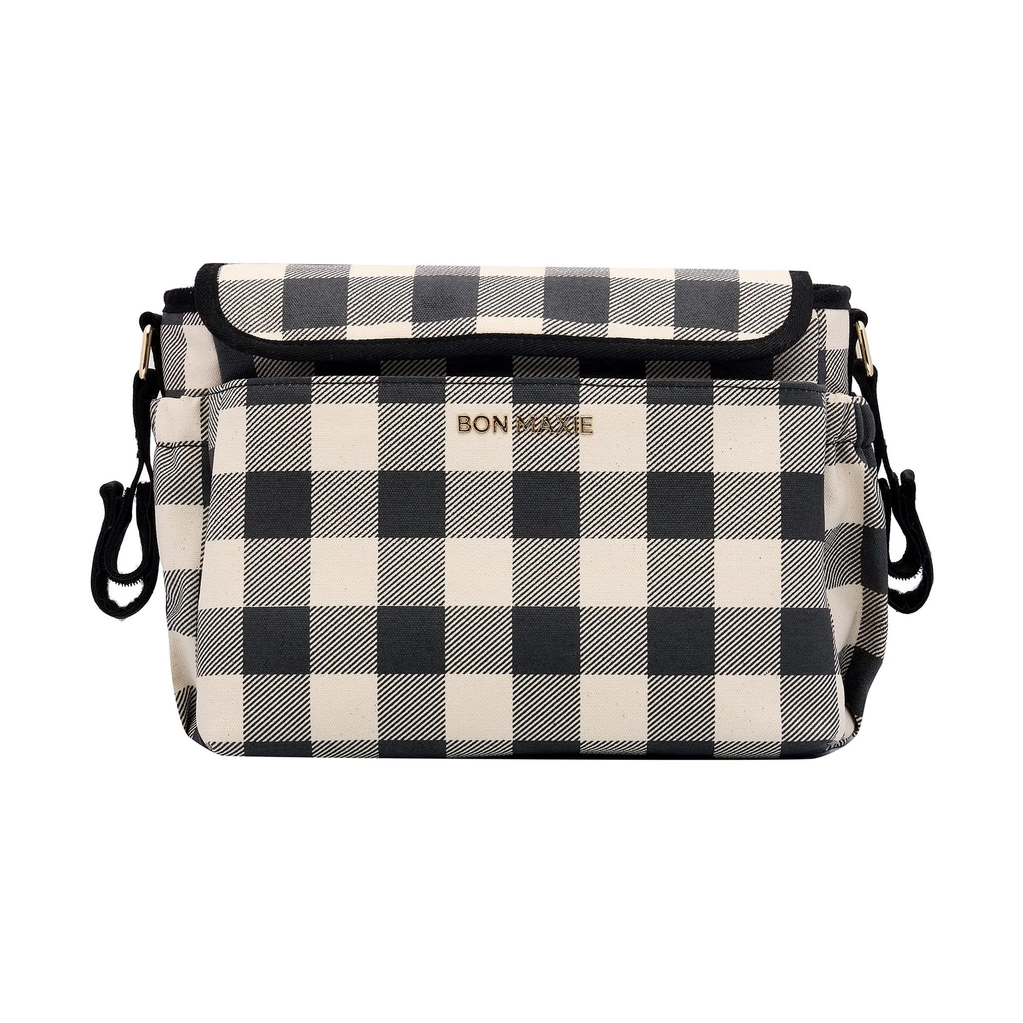 Carryall Pram Caddy -- Black Gingham