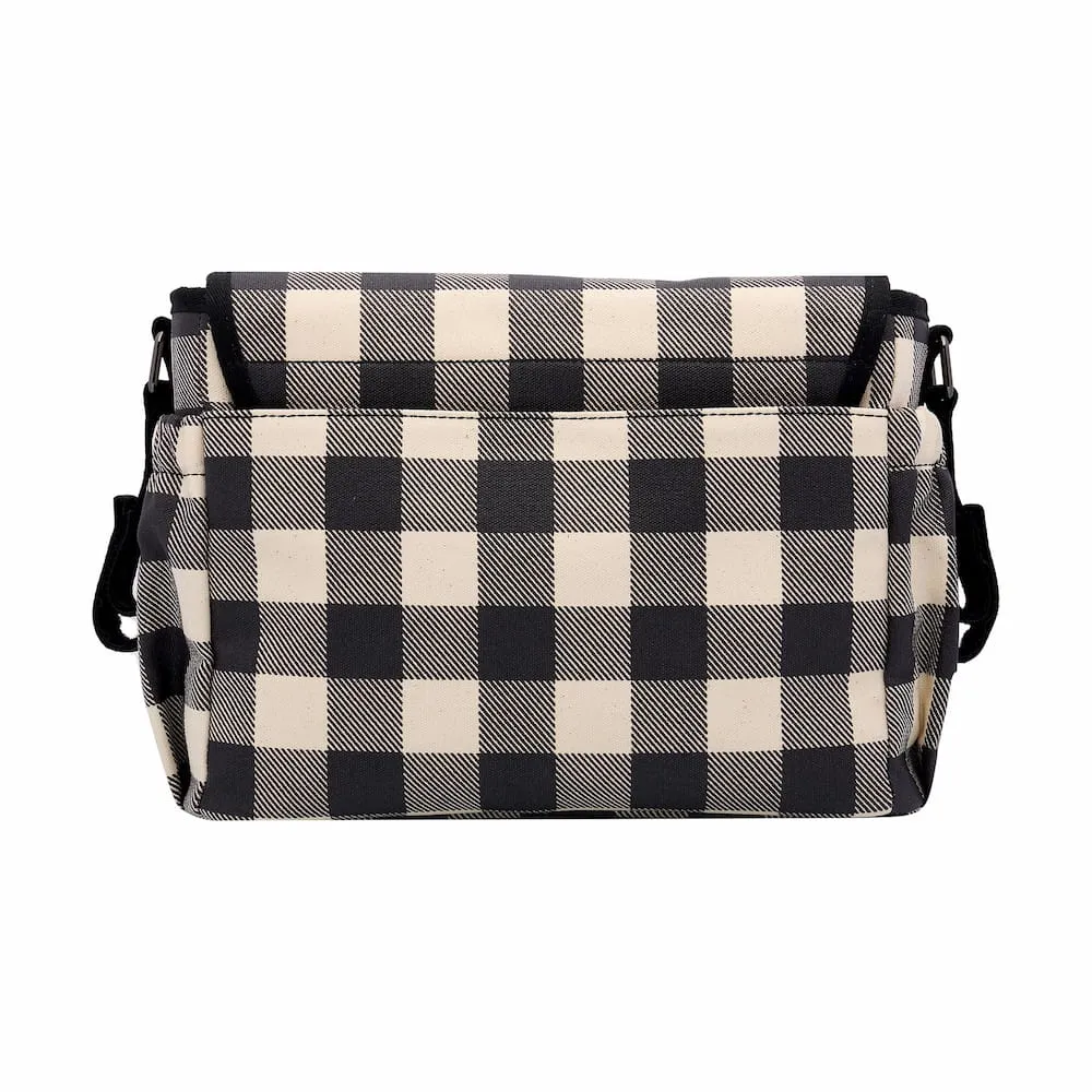 Carryall Pram Caddy -- Black Gingham