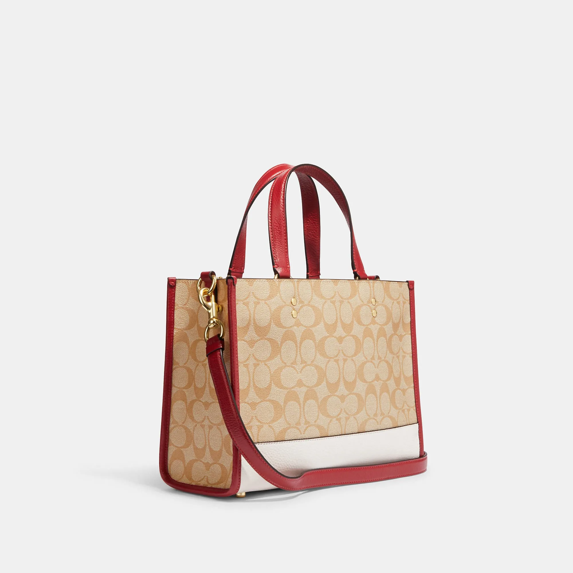 Coach Outlet Lunar New Year Dempsey Carryall In Signature Canvas With Rabbit And Carriage