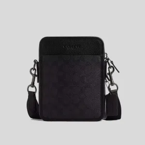 COACH Sullivan Crossbody In Signature Canvas Charcoal/Black CW388
