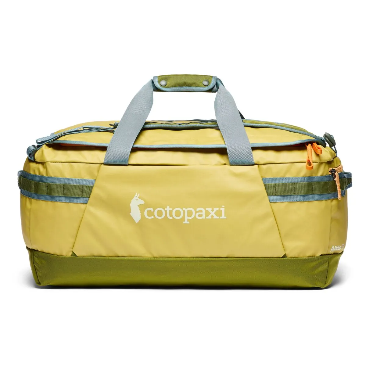 Cotopaxi Allpa Getaway 70L Duffel  - Lemongrass/Cedar