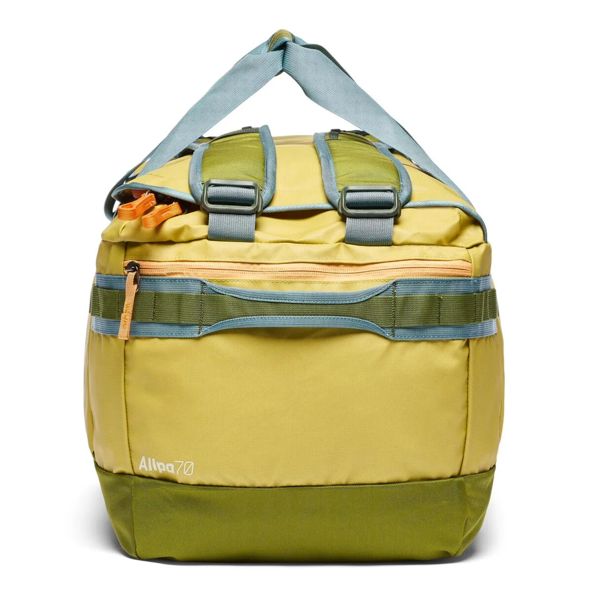 Cotopaxi Allpa Getaway 70L Duffel  - Lemongrass/Cedar