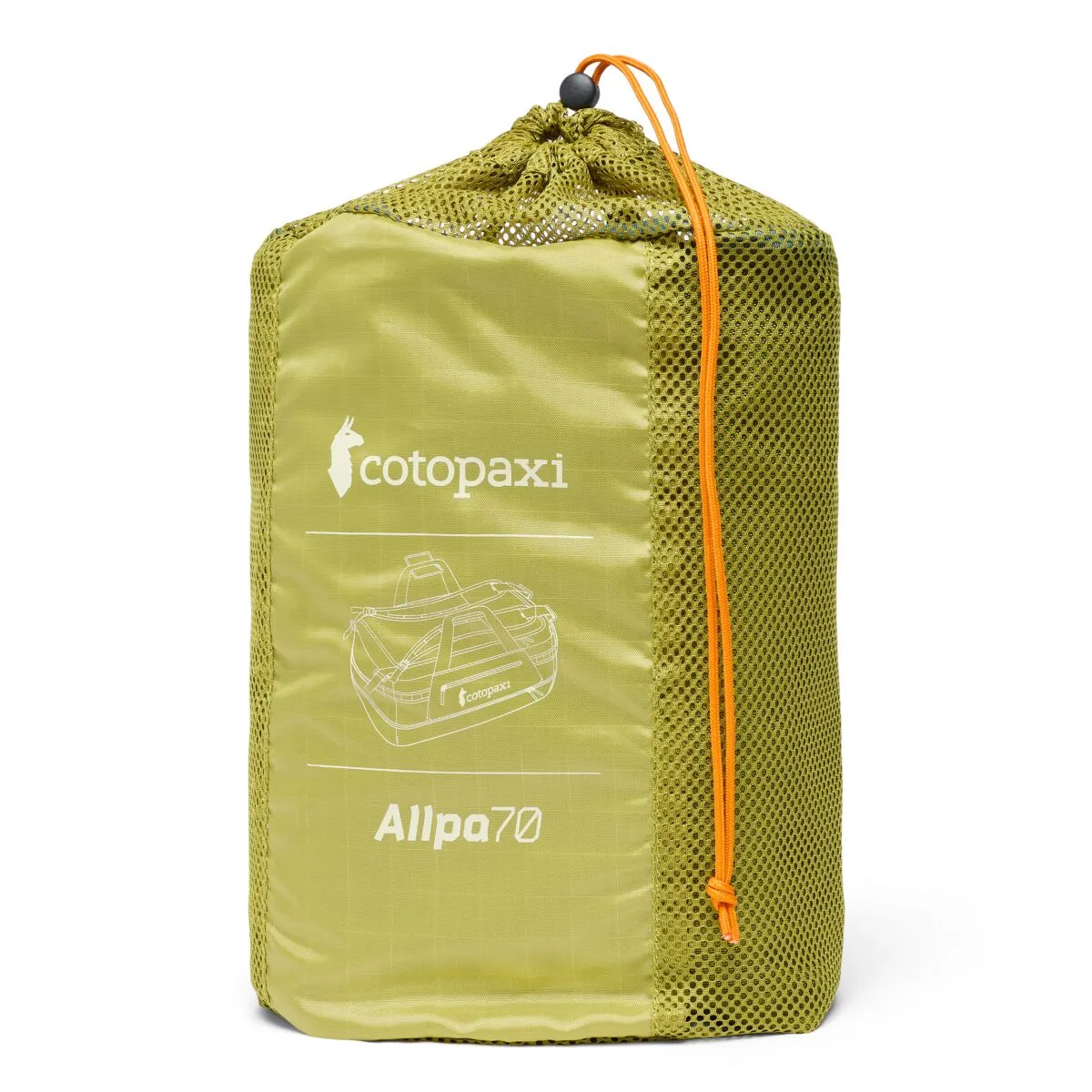 Cotopaxi Allpa Getaway 70L Duffel  - Lemongrass/Cedar