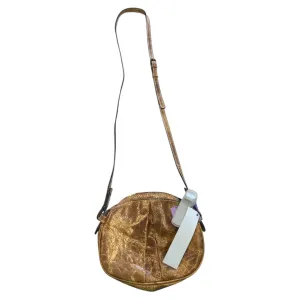 Crossbody Designer By Patricia Nash In Gold, Size:Small