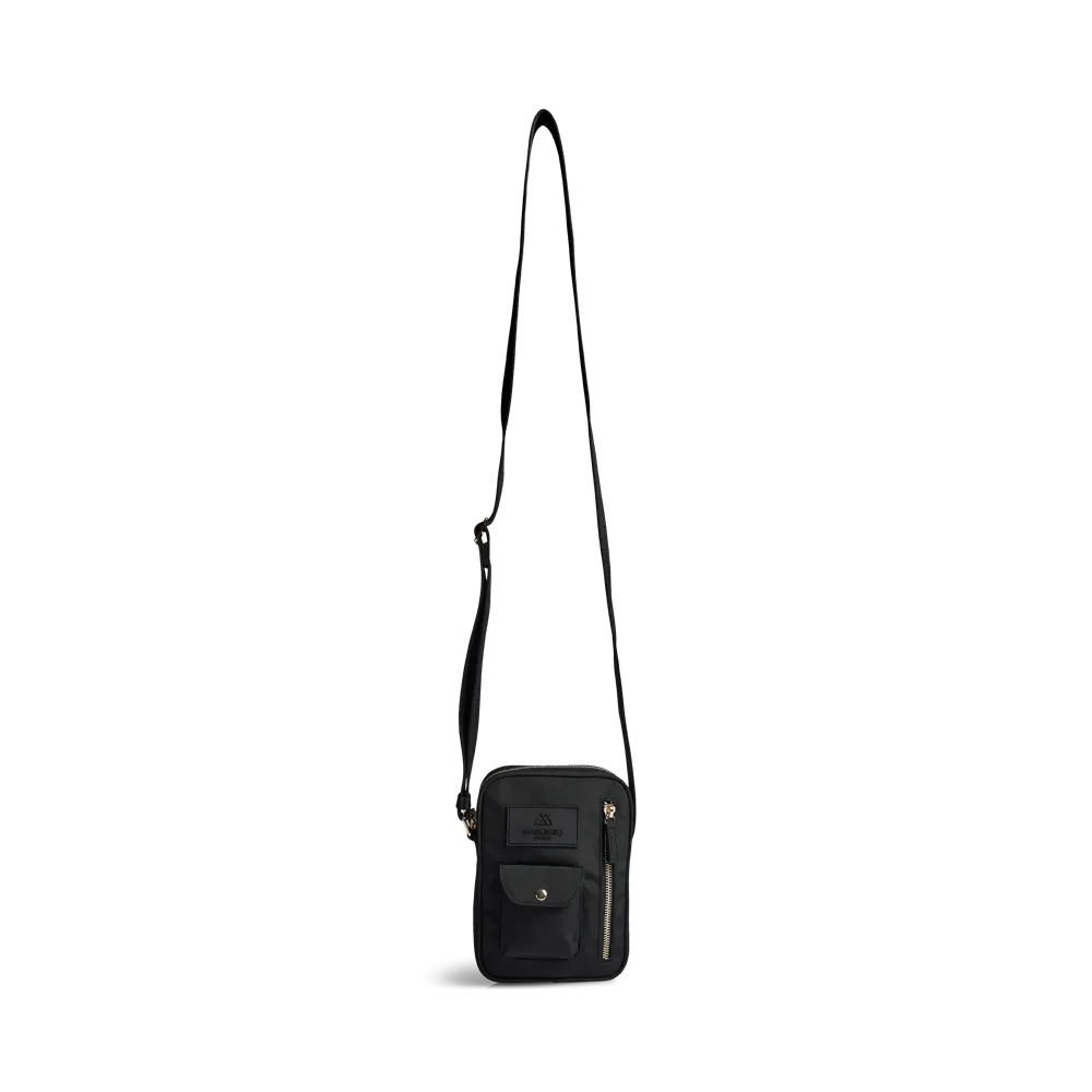 DarlaMBG Tall Crossbody Bag, Monochrome, Gold