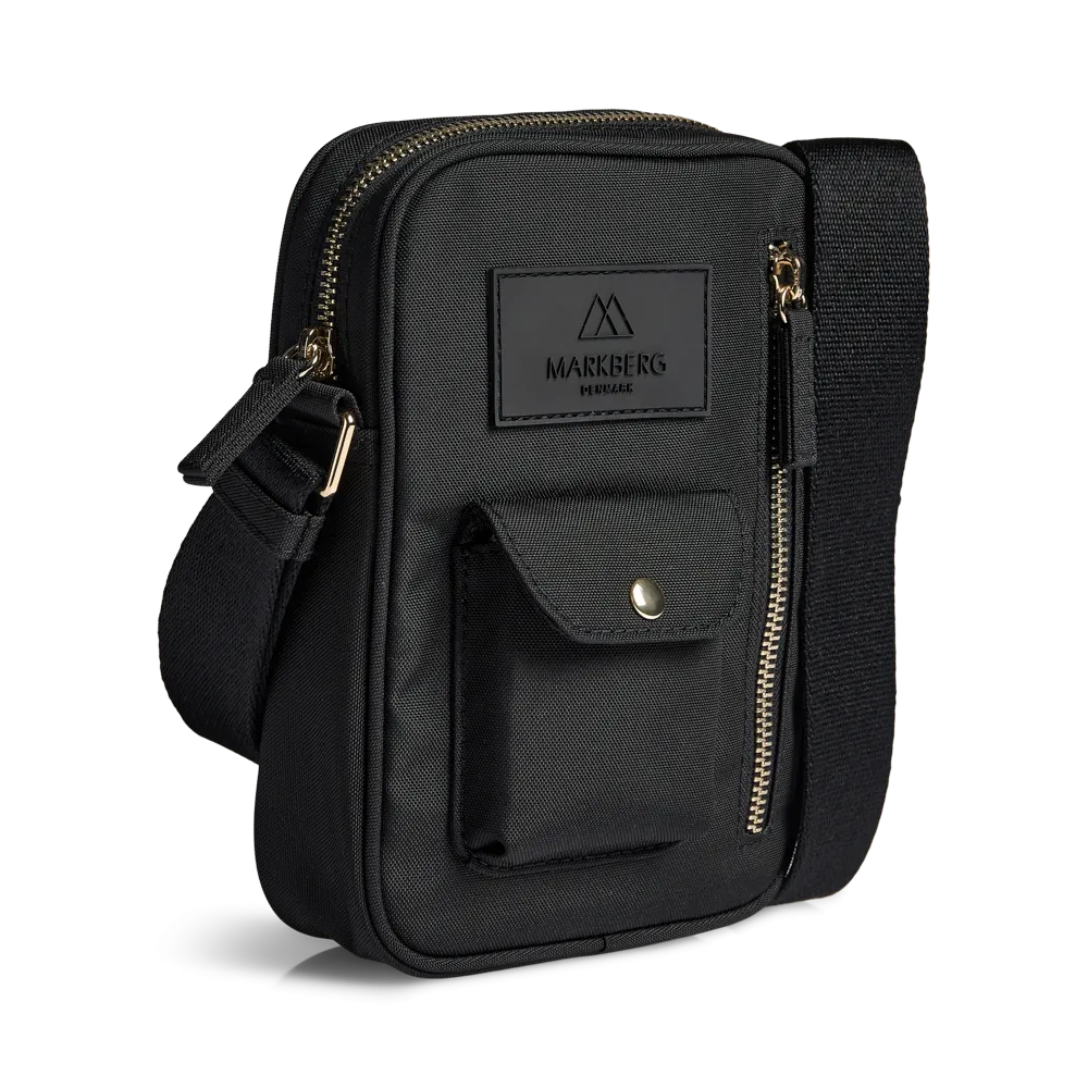 DarlaMBG Tall Crossbody Bag, Monochrome, Gold