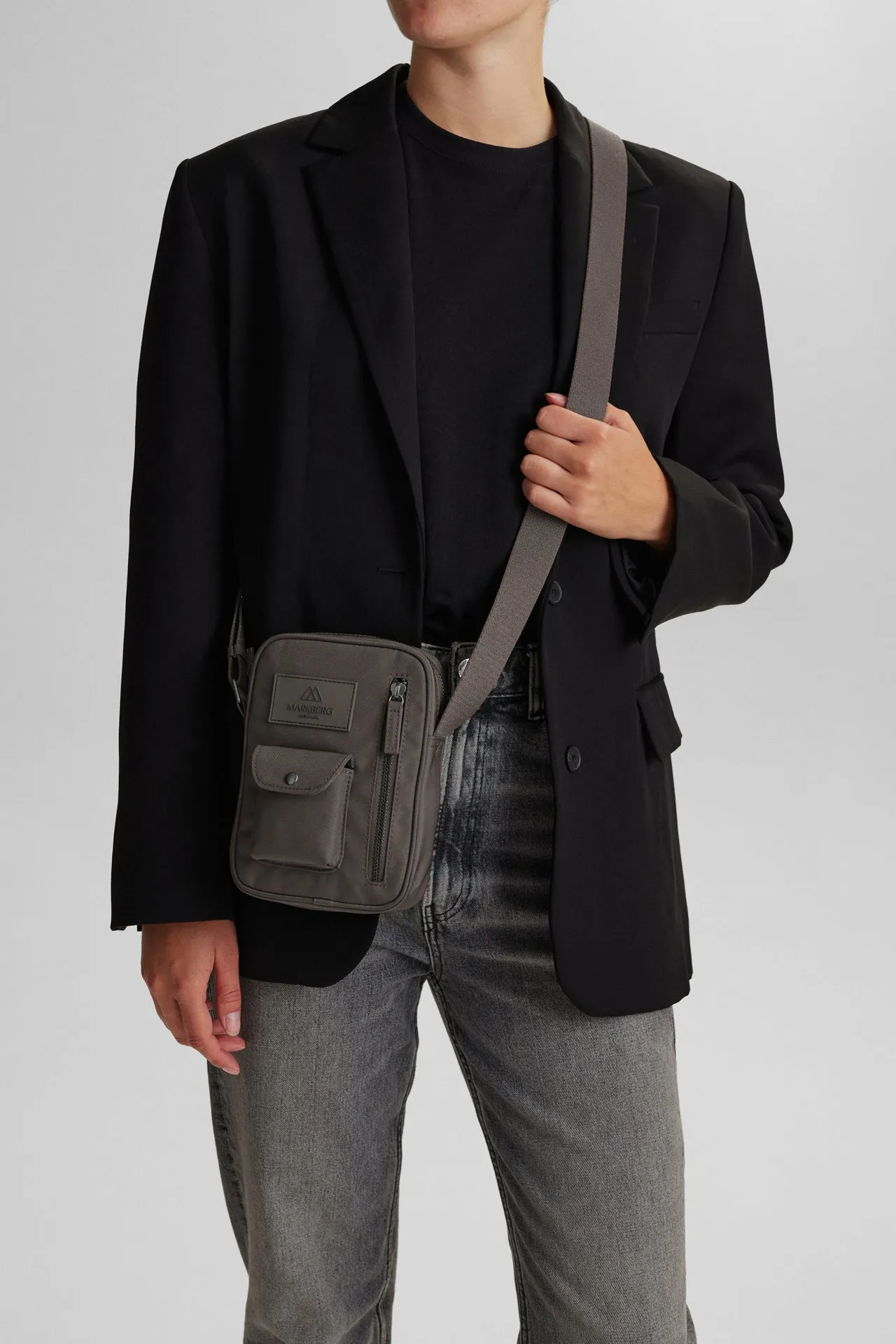 DarlaMBG Tall Crossbody Bag, Monochrome