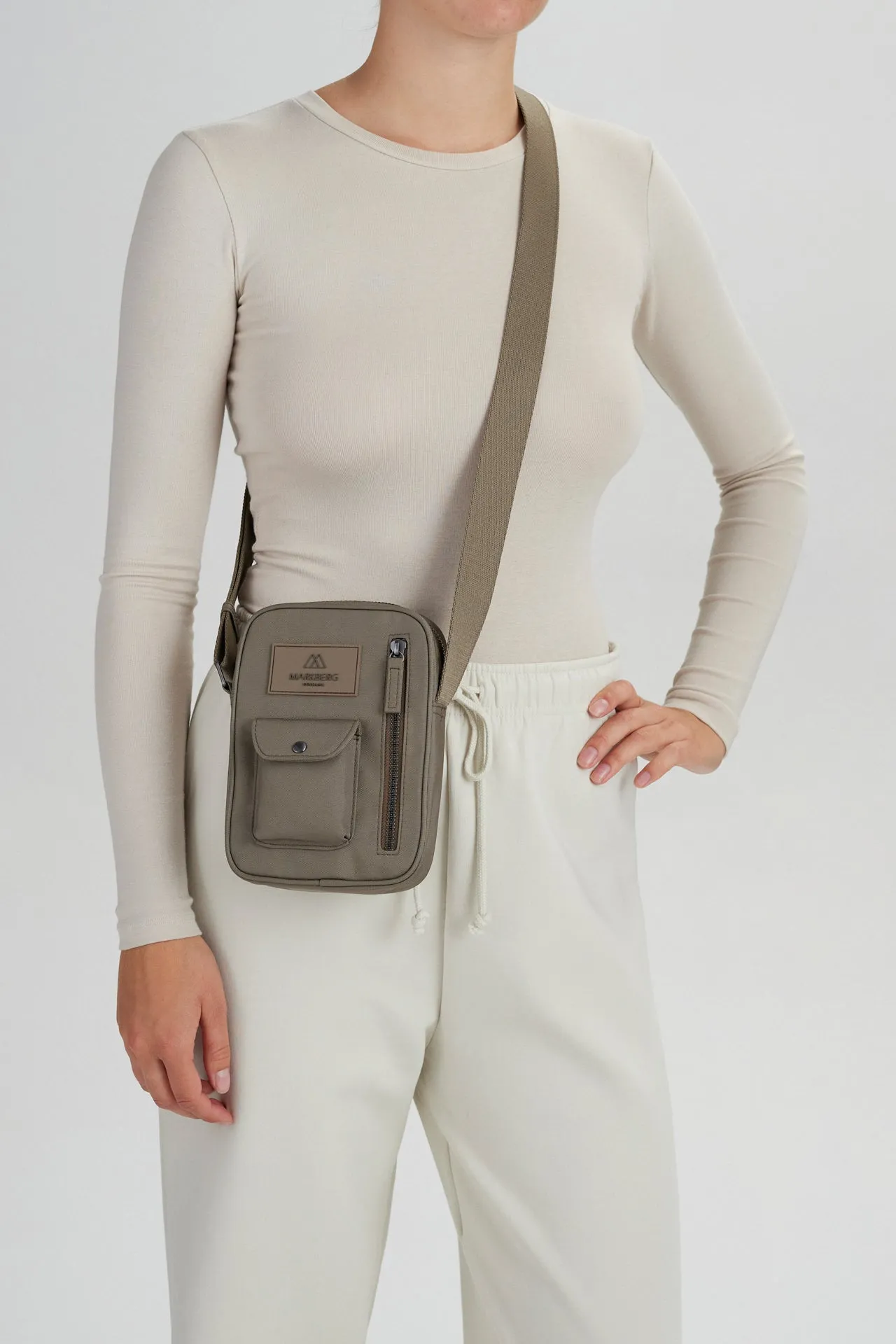 DarlaMBG Tall Crossbody Bag, Monochrome