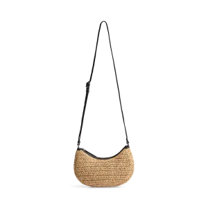DenelaMBG Crossbody Bag, Raffia