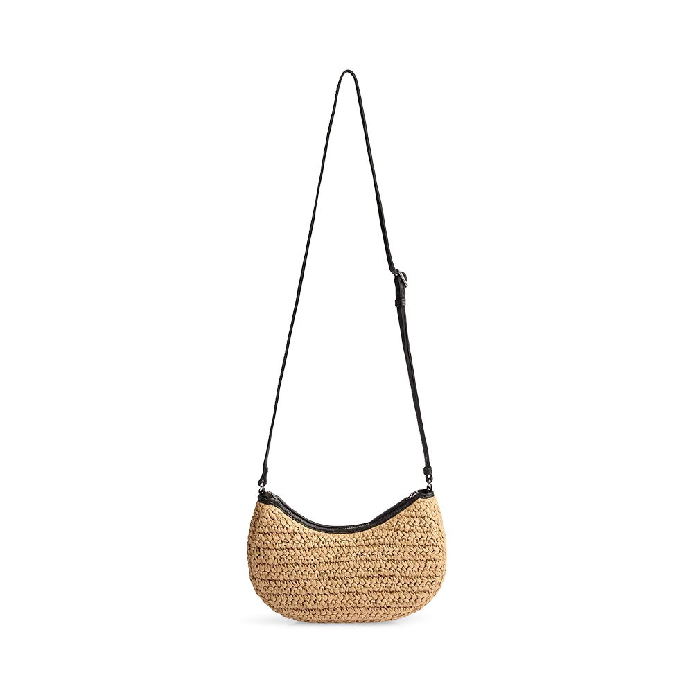 DenelaMBG Crossbody Bag, Raffia