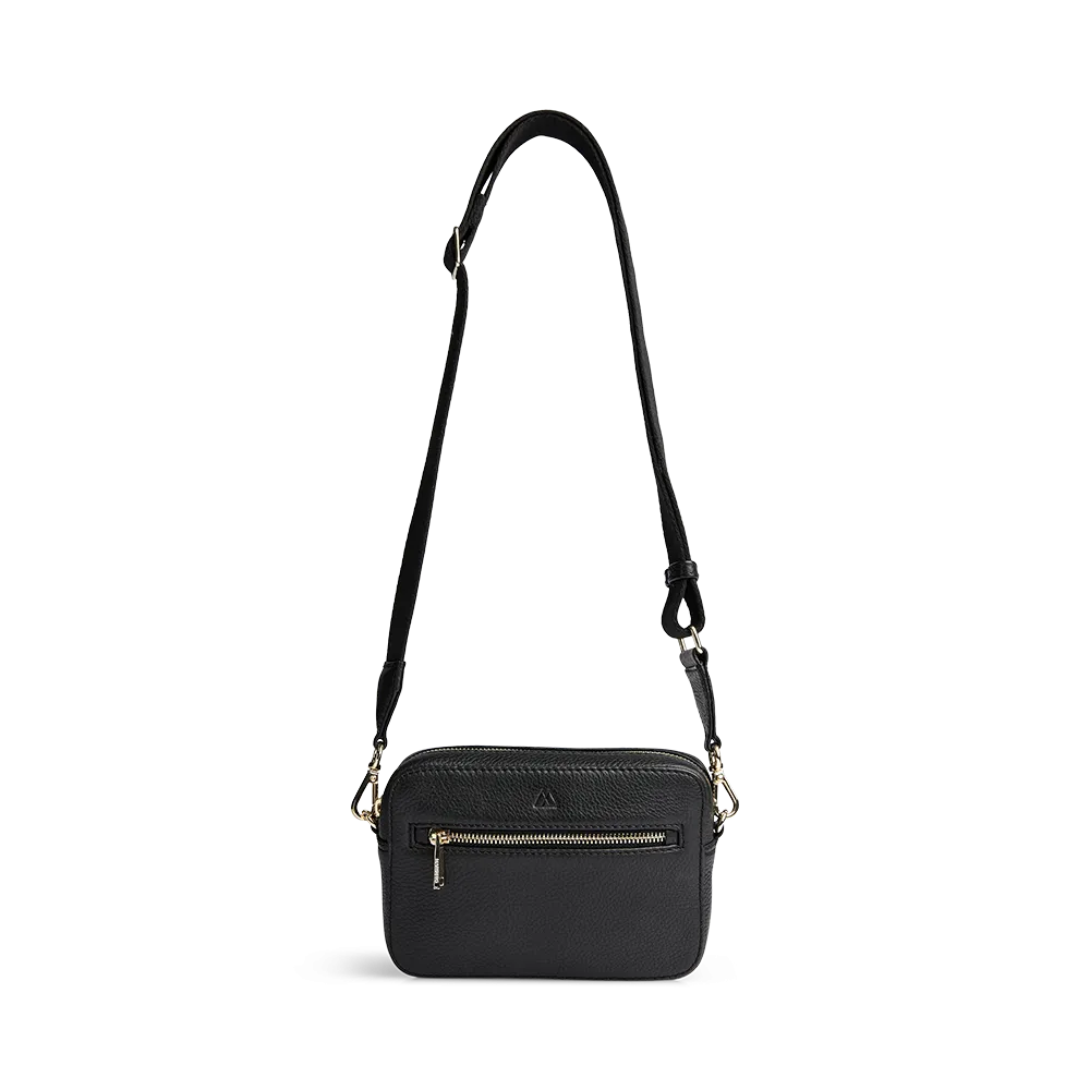 EleaMBG Crossbody Bag, Grain, Gold
